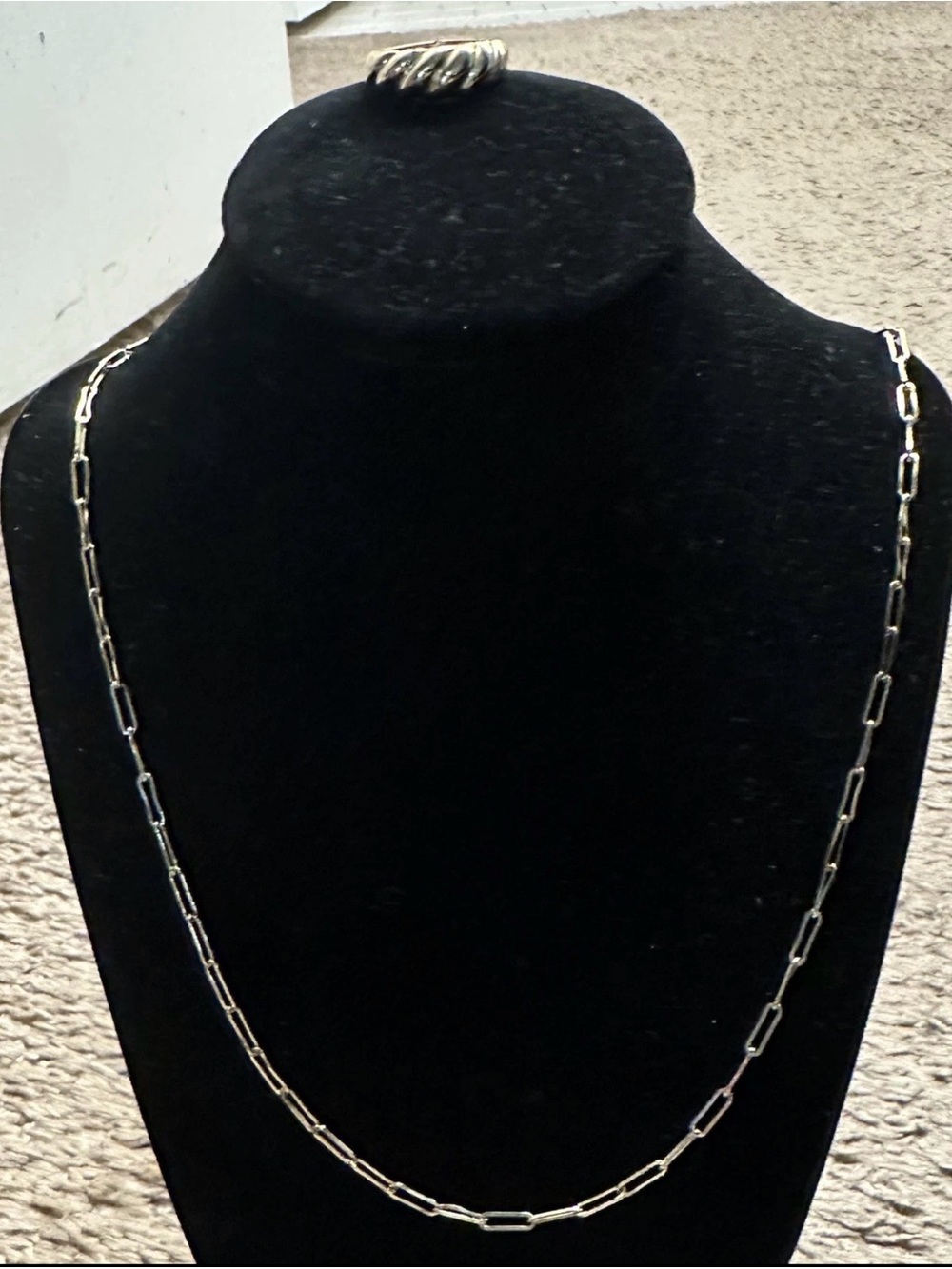Melinda Marie Gold Necklace / With Ring - Picture 1 of 7